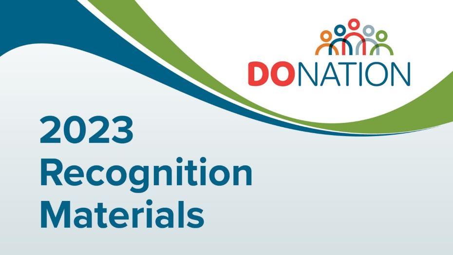 2023 Recognition Materials