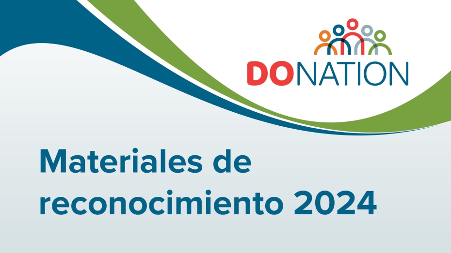 DoNation: Materiales de reconocimiento 2024