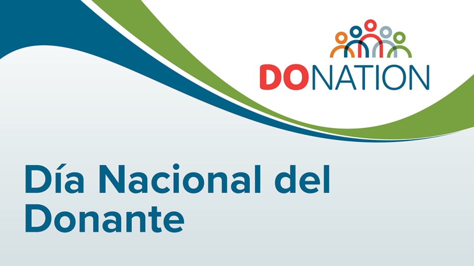 Text reads, "Día Nacional del Donante"