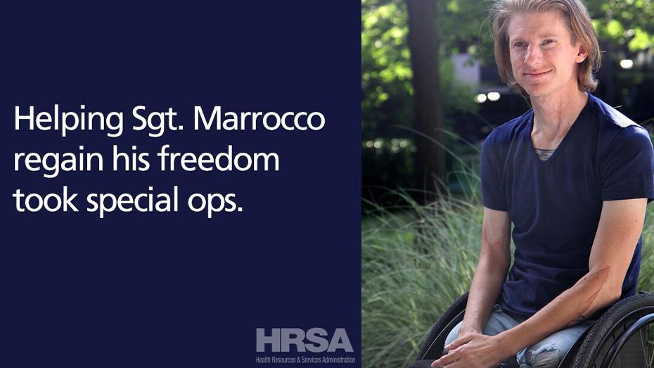 Helping Sgt. Marrocco regain his freedom took special ops.