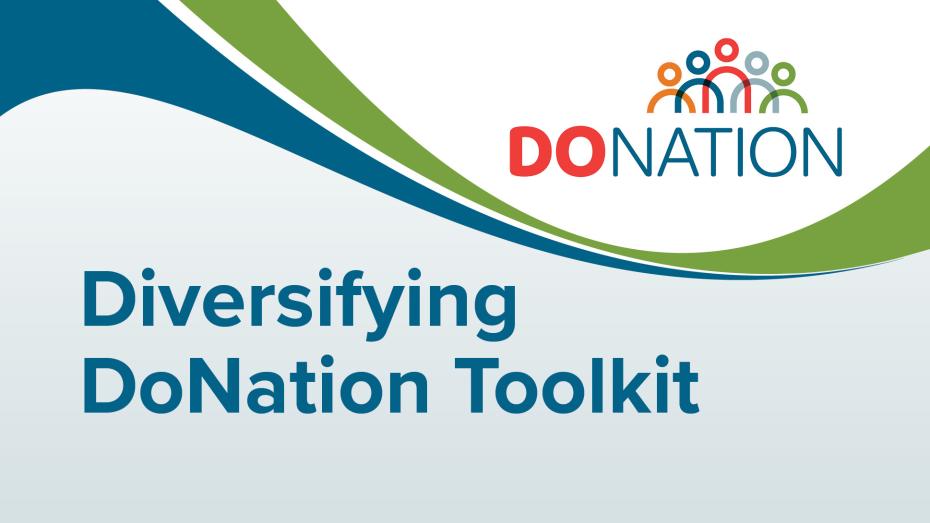 Diversifying DoNation Toolkit thumbnail image.