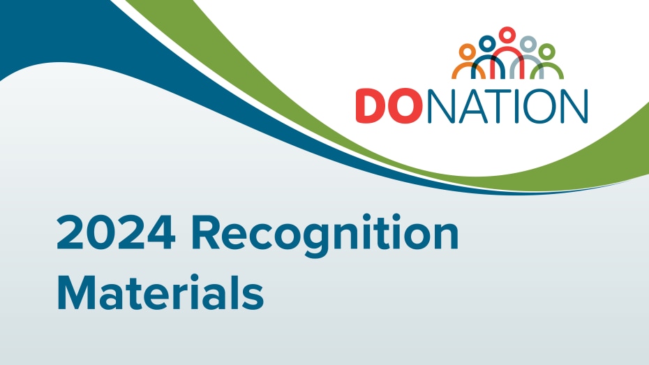 DoNation: materiales de reconocimiento 2024