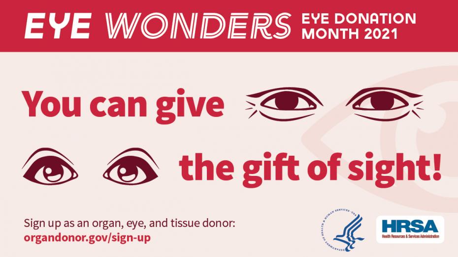 Connect with Donors During Eye Donation Month - English